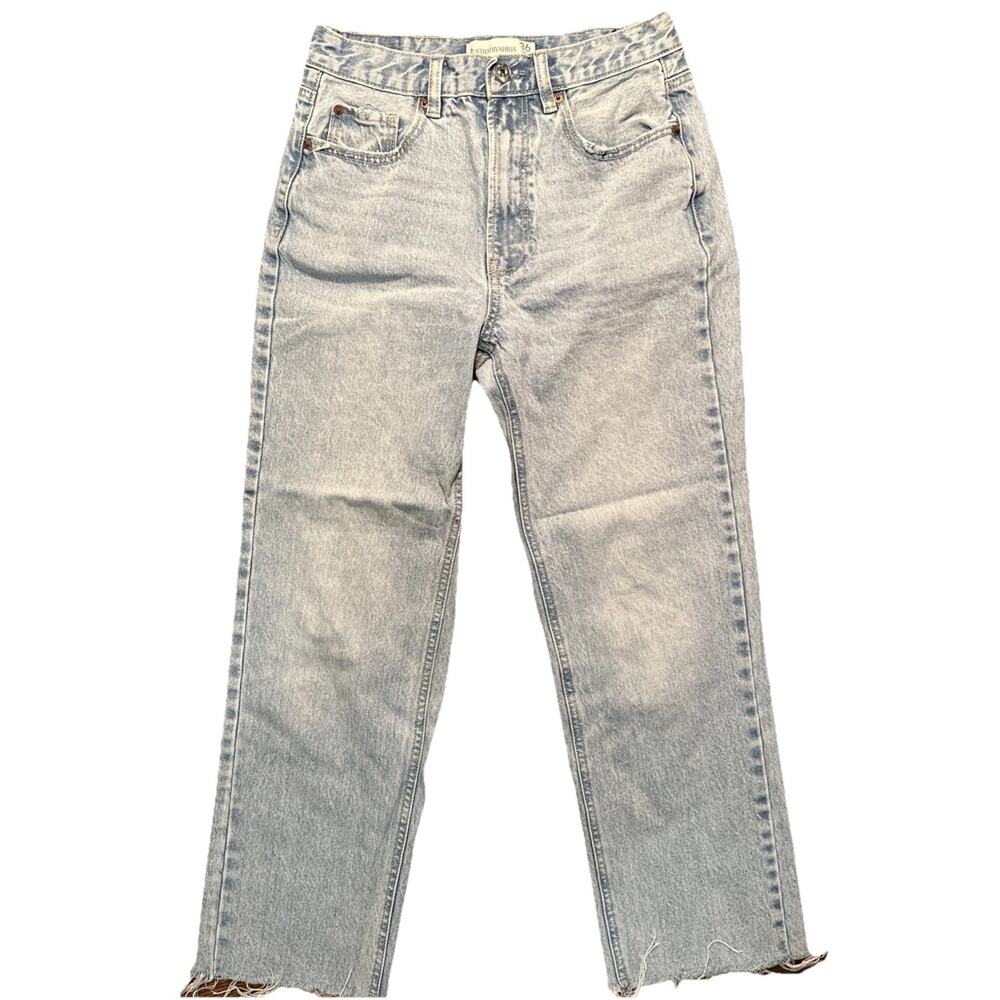Stradivarius Jeans Womens Light Wash Blue Size 4 M